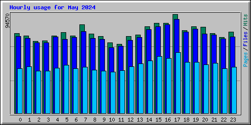 Hourly usage for May 2024